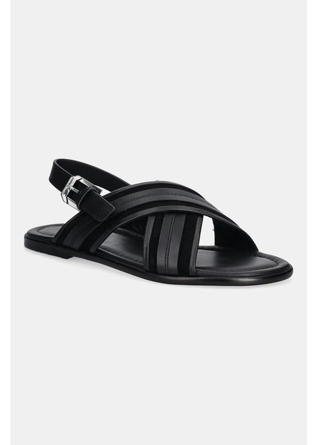 Baldinini sandale de piele culoarea negru u5e137p1crvi