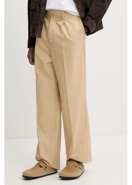 Bally pantaloni culoarea bej drept mtr036