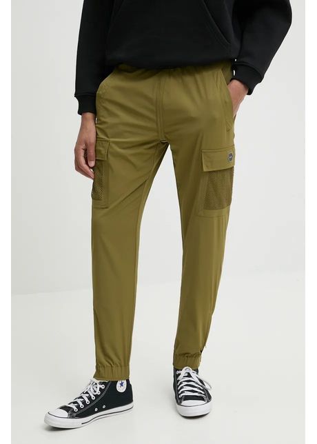 Balr pantaloni de trening hexline culoarea verde neted b1412 1030