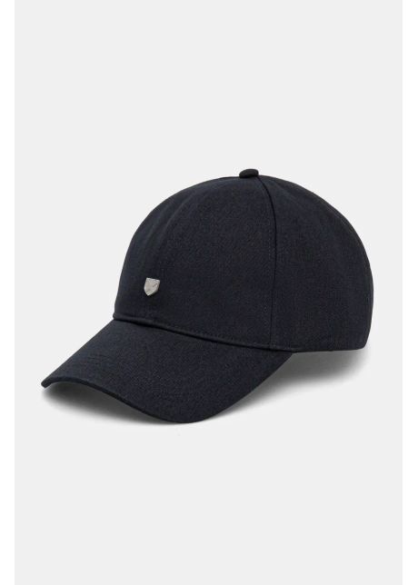 Barbour apc de baseball din bumbac cascade shield cap culoarea albastru marin neted mha0902