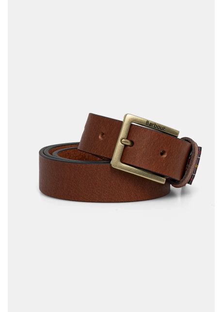 Barbour curea de piele barbati culoarea maro mac0350