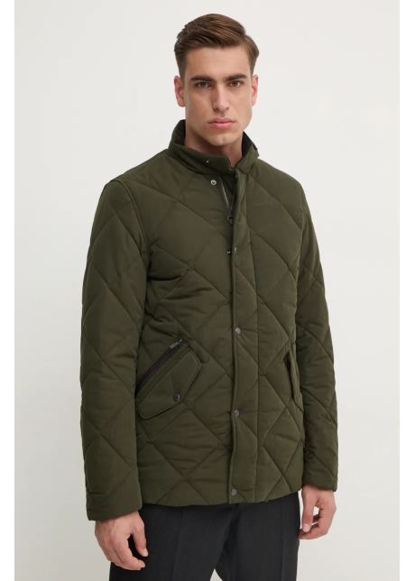 Barbour geaca winter chelsea quilted jacket barbati culoarea maro de tranzitie mqu1686