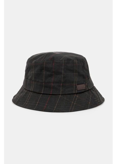 Barbour palarie culoarea verde bumbac mha0569