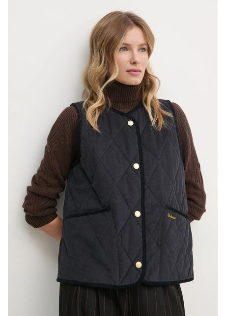Barbour vest din bumbac culoarea albastru marin de tranzitie lgi0192ny91
