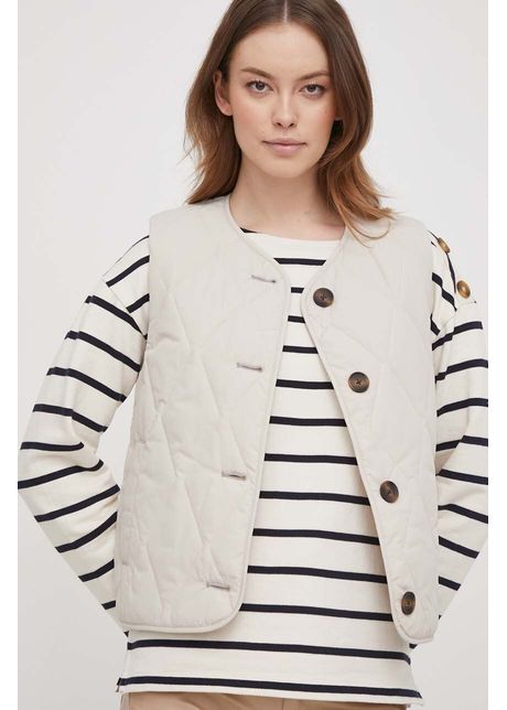 Barbour vesta femei culoarea bej de tranzitie