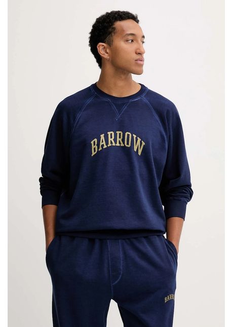 Barrow hanorac de bumbac culoarea bleumarin, cu imprimeu, F5BWUASW026