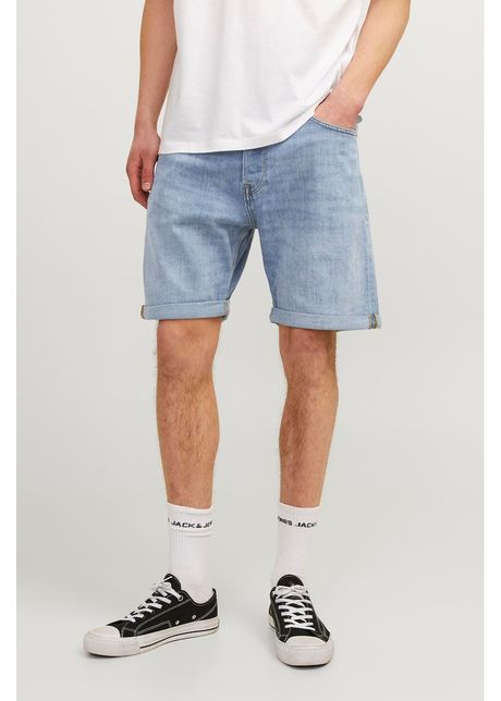 Bermude de denim cu talie medie