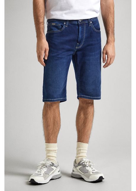Bermude din denim cu 5 buzunare