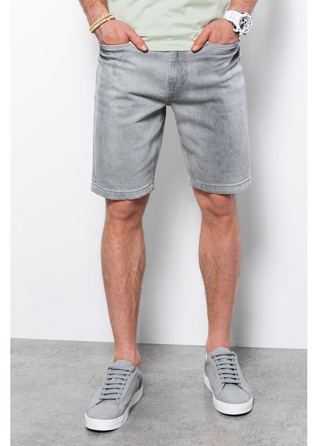 Bermude din denim cu 5 buzunare