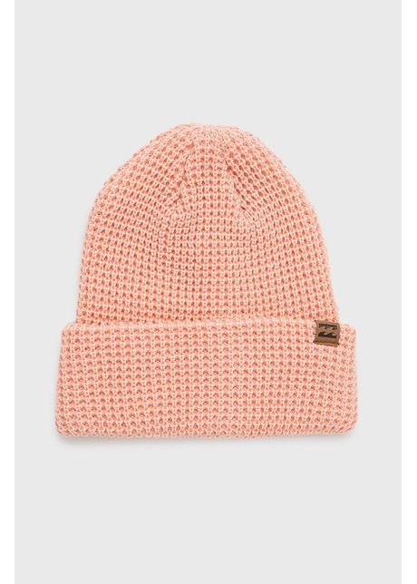 Billabong caciula culoarea portocaliu din tricot gros