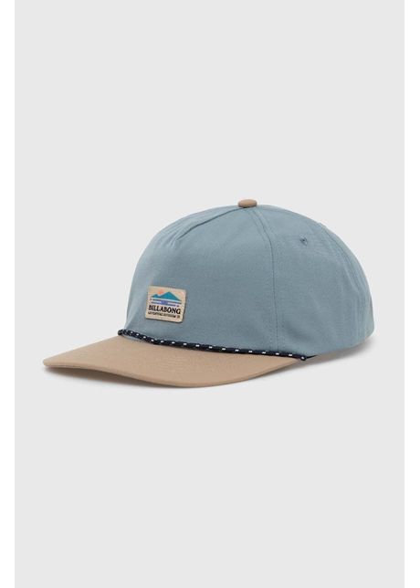 Billabong sapca culoarea turcoaz cu imprimeu