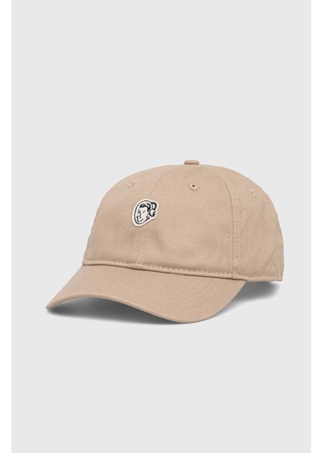 Billionaire boys club apc de baseball din bumbac culoarea bej cu imprimeu