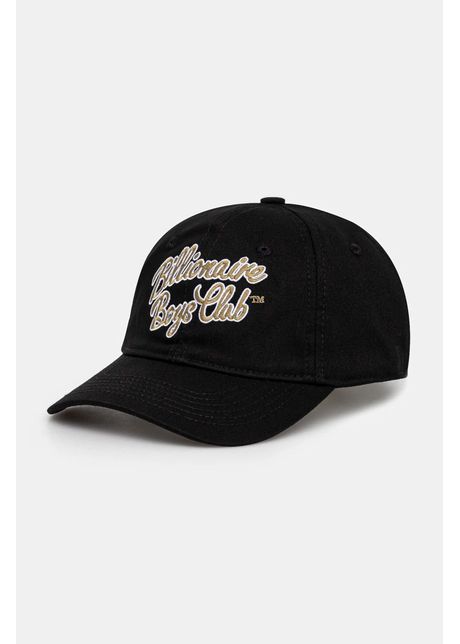 Billionaire boys club apc de baseball din bumbac script logo dad cap culoarea negru cu imprimeu b24472