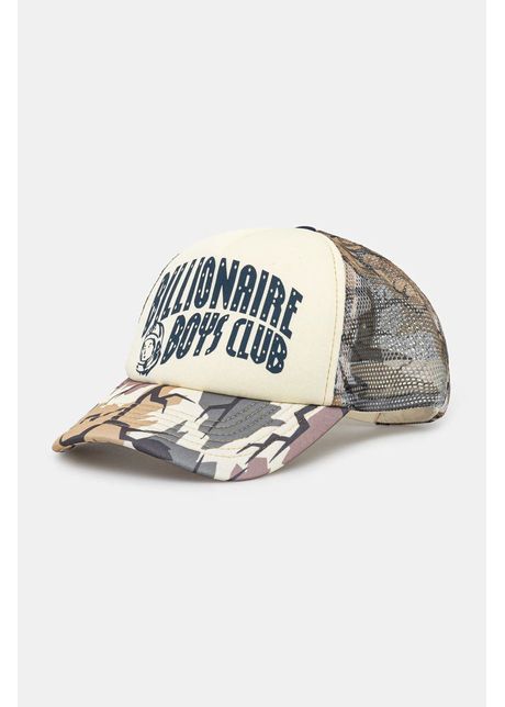 Billionaire boys club sapca camo arch logo trucker culoarea verde modelator b24142