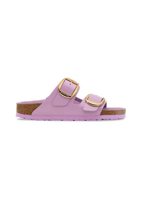 Birkenstock șlapi de piele Arizona Big Buckle culoarea violet, 1030328