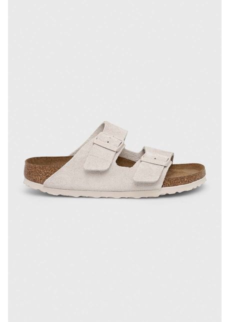 Birkenstock lapi de piele arizona sfb femei culoarea alb 1024516 1024516 antiqwhite