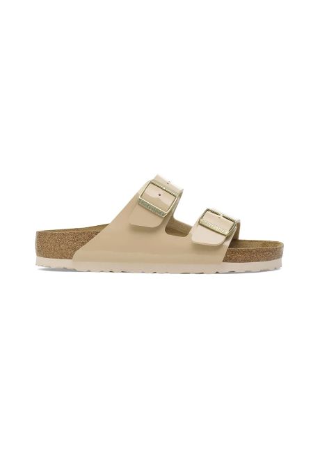 Birkenstock papuci arizona patent femei culoarea bej 1013069