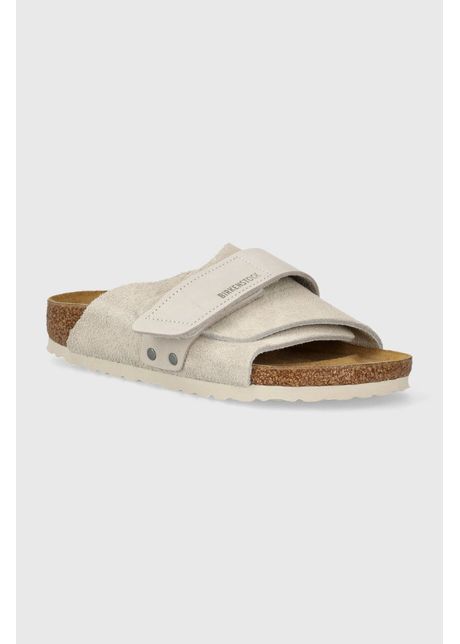 Birkenstock papuci din piele kyoto femei culoarea bej 1024526
