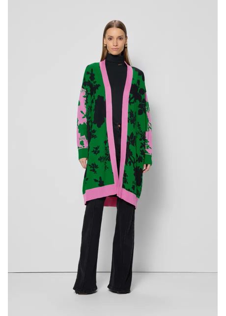 Bizuu cardigan din bumbac ormica femei culoarea verde ormica zielony