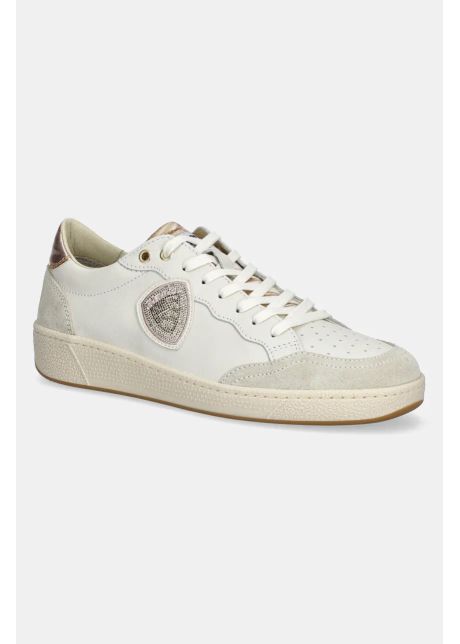 Blauer sneakers din piele olympia femei culoarea bej s5olympia11