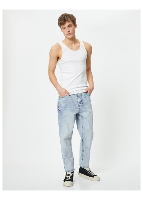 Blugi drepti de denim