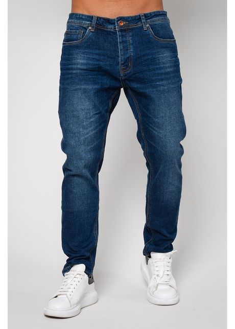 Blugi regular fit cu 5 buzunare