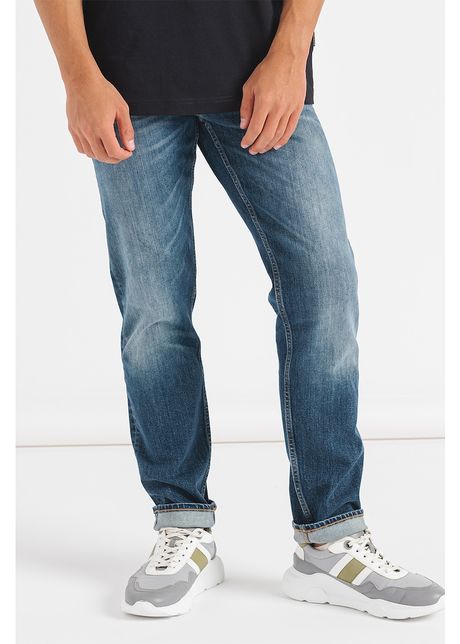 Blugi regular fit cu croiala dreapta
