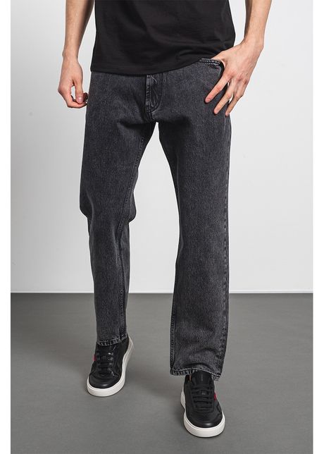 Blugi regular fit cu talie medie