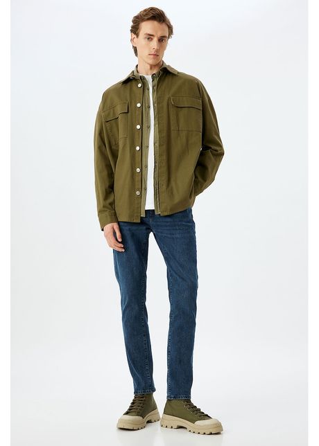 Blugi regular fit din denim