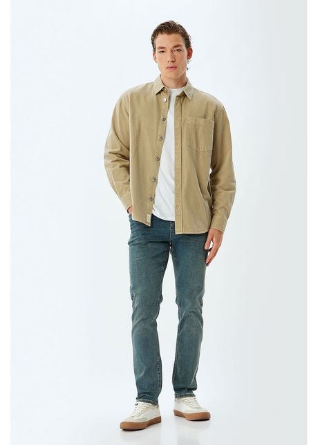 Blugi relaxed fit cu buzunare