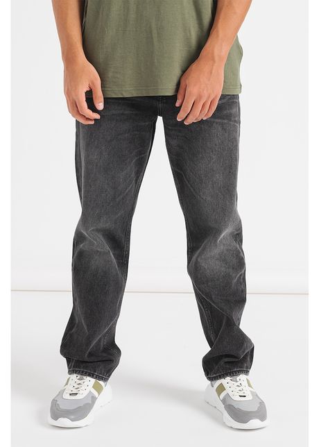 Blugi relaxed fit cu croiala dreapta anderson