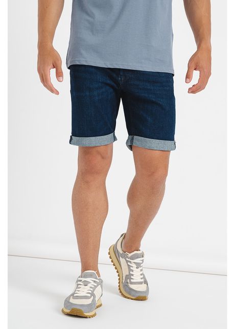Blugi scurti cu model cu 5 buzunare