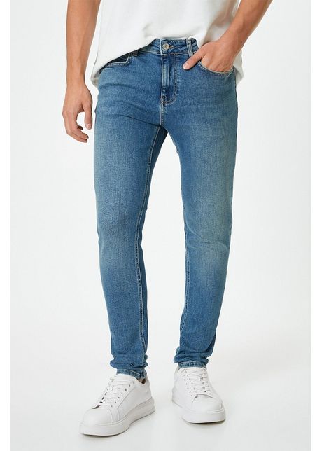 Blugi skinny cu talie joasa