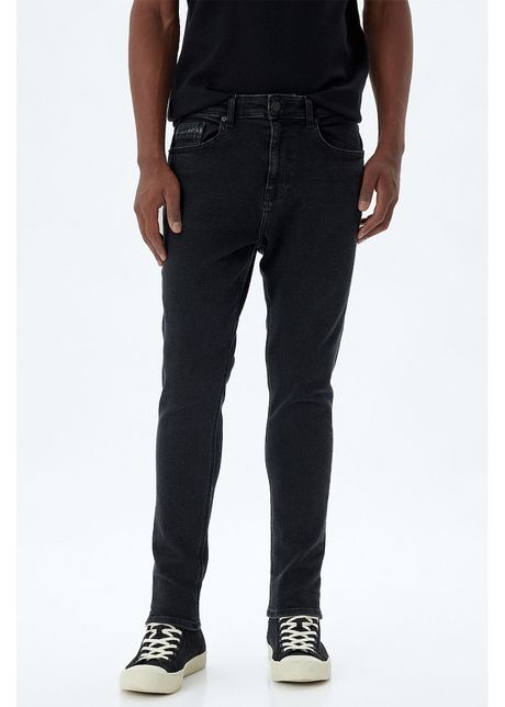 Blugi skinny cu talie joasa