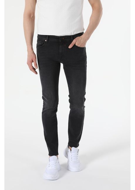 Blugi skinny cu talie joasa