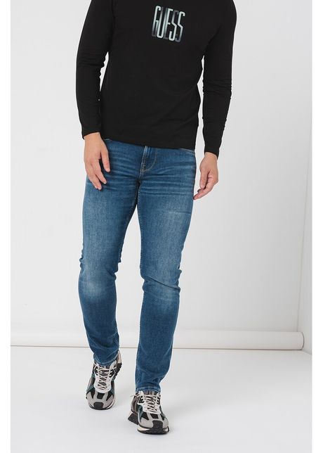 Blugi slim fit cu croiala conica finnley