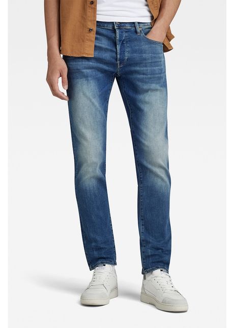 Blugi slim fit cu slit cu nasturi 3301