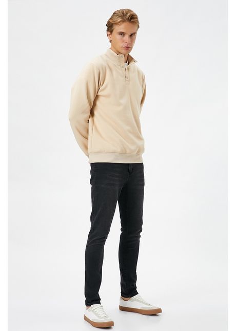 Blugi slim fit cu talie joasa