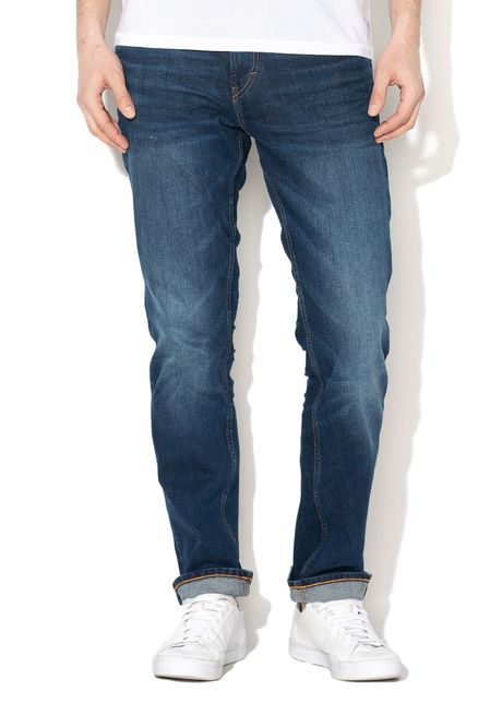Blugi slim fit cu talie regular josh