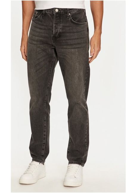 Blugi yoke 22027850 negru tapered fit bumbac