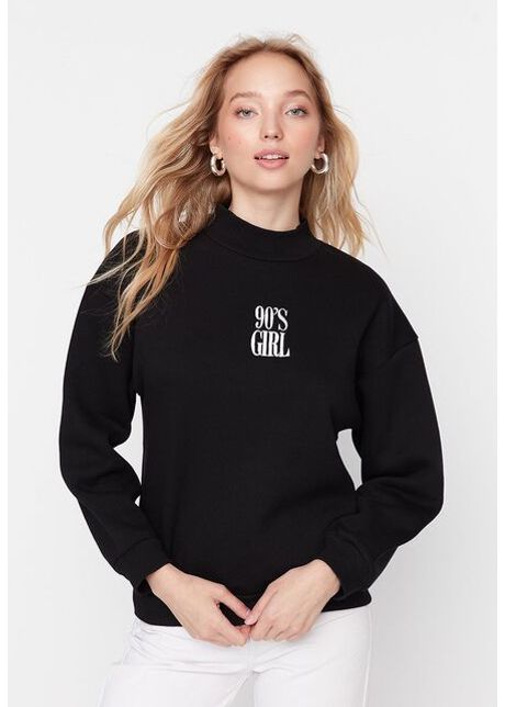 Bluza dama neagra 90 s girl