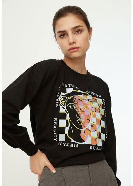 Bluza dama virtual reality neagra