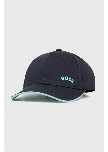 Boss apc de baseball din bumbac boss green culoarea albastru marin cu imprimeu