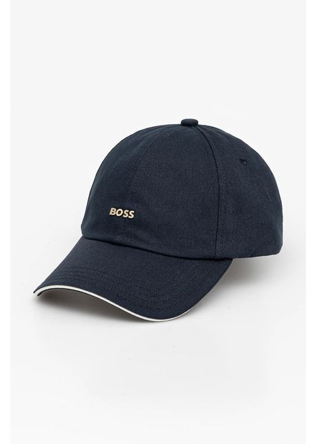 Boss apc de baseball din bumbac culoarea albastru marin cu imprimeu 50533367