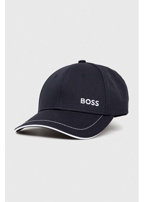 Boss apc de baseball din bumbac green culoarea bleumarin uni 50492716