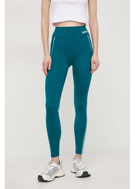 Boss colan i femei culoarea verde cu model 50517926