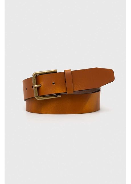 Boss curea de piele b rba i culoarea maro 50491889