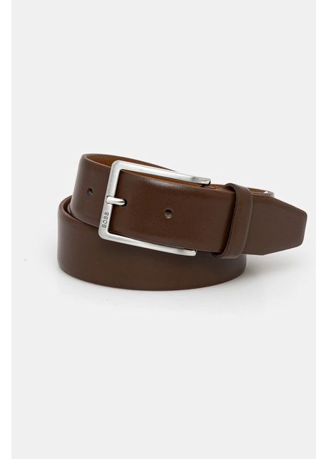 Boss curea de piele barbati culoarea maro
