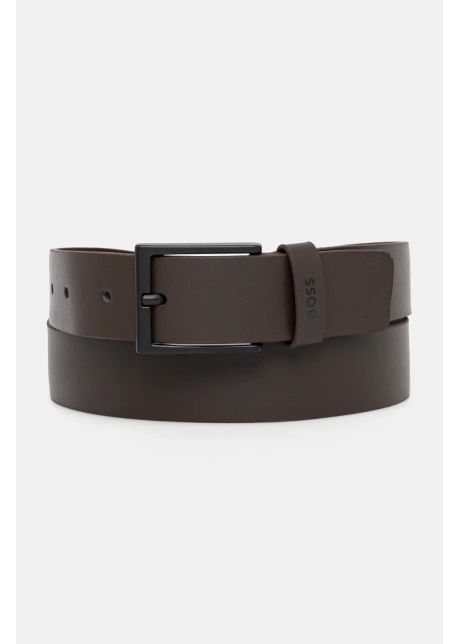 Boss curea de piele barbati culoarea maro