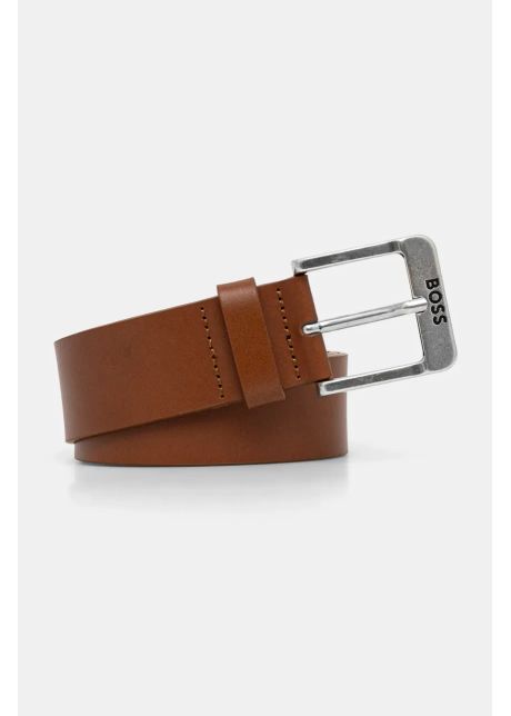 Boss curea de piele barbati culoarea maro 50512795